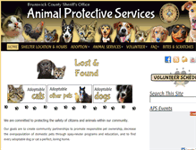 Tablet Screenshot of animalservices.brunsco.net